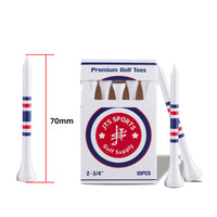 Golf Tee Set with Cigarette Case Design, 10-Pack
