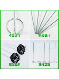 U-Shaped Galvanized Garden Staples for Weed Barrier and Landscape Fabric
