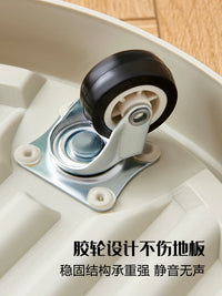 Heavy-Duty Rolling Plant Caddy with Water Tray and Invisible Wheels for Indoor/Outdoor Potted Plants