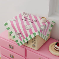 Korean-Style Dopamine Dust Cover for Home Appliances, Microwave Oven Oil-Proof Cloth, All-Season