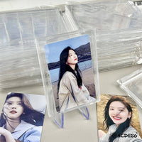 Acrylic Shell Card Holder Display Frame for Collectible Cards and Photos