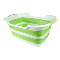 Portable Foldable Pet Bathtub Washing Basin for Dogs Cats, Multi-functional Storage Basket Laundry Hamper