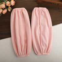 Plus Size Down Padded Arm Sleeves for Winter Office Wear, Extended Length