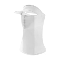 Cooling Ice Silk Sun Protection Face Mask with Brim for Full Face and Neck Coverage