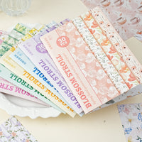 Vintage Floral Collage Background Paper for Scrapbooking and Journaling