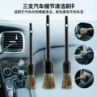 Car Detailing Brush Set for Interior, Exterior, Engine, Wheel, and Air Vent Cleaning