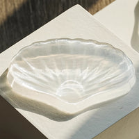Natural Moroccan Selenite Shell Bowl for Home Decor, Jewelry Cleansing, and Landscape Ornaments