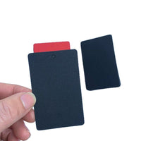 Blank Paper Cards Universal Simple White Small Card Hang Tags DIY Hard Paper Cards White Black Red Kraft Paper