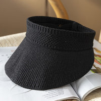 Foldable Linen Sun Visor Hat for Women, Wide Brim UV Protection Outdoor Beach Cap