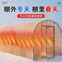 Portable Walk-in Greenhouse with Reinforced Steel Frame and Transparent Cover for Garden Plants