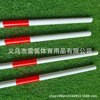 Soccer Training Agility Poles with Water-Fillable Base for Kids Basketball Fitness Obstacle Course