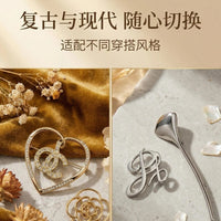 European & American Style Alloy Brooch Pin for Suits and DIY Accessories