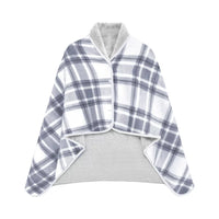 Wearable Fleece Blanket with Buckle for Office and Home