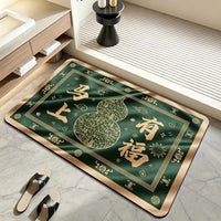 Diatomaceous Earth Bath Mat, 3D Visual Effect, Quick-Drying, Non-Slip, Absorbent Bathroom Floor Mat