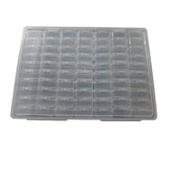 Bead Storage Organizer Box Set with 72 Small Containers and Lid