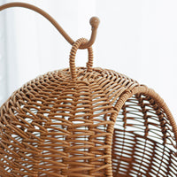 Creative Hanging Fruit Basket Hand-Woven Storage Basket for Snacks and Dried Fruits