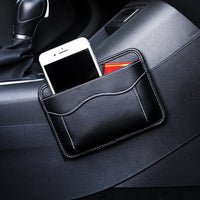 Car Seat Gap Organizer with Adhesive Mount, Multi-functional Console Storage Box for Phones and Small Items