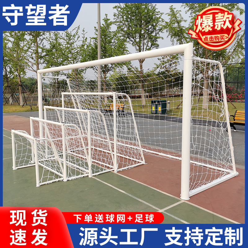 Portable Soccer Goal for 3, 4, 5, 7, or 11 Players - Detachable & Mobile Soccer Frame with Net