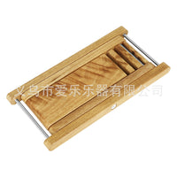 Adjustable Solid Wood Guitar Footstool for Classical Guitar Performance