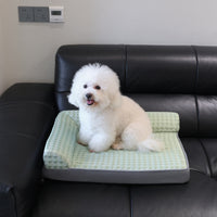 Pet Cooling Ice Silk Sofa Bed for Dogs and Cats, Removable Washable Anti-Slip Tear-Resistant Mat for All Seasons