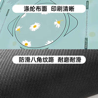 American Style Mahjong Table Mat with Game Rules, Non-Slip, Sound-Dampening, Thickened