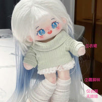 30cm Cotton Doll Clothes Set Plush Figure Dress-Up Outfits