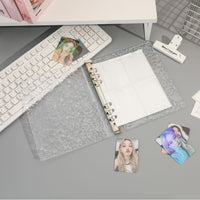 A5 Wavy Transparent Acrylic Photocard Album for Kpop Idol Collectibles