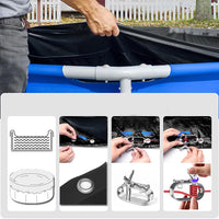 Outdoor Round Pool Cover Rainproof Sandpit Cover Ground Trampoline Inflatable Hot Tub Cover