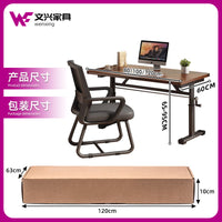 Adjustable Height Hand-Crank Desk for Home Office and Study, Ideal for Students and Small Spaces