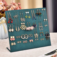 Velvet Earring and Necklace Display Stand for Jewelry Organization