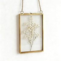 European Style Metal Glass Photo Frame for DIY Plant Specimens