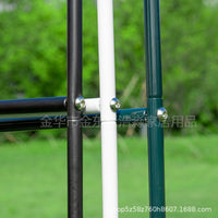 Metal Garden Arch for Climbing Plants, Roses, and Vines - Outdoor Arbor Trellis with Base