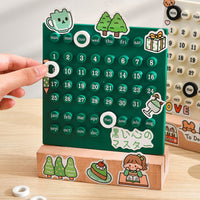 Acrylic Perpetual Calendar Desktop Ornament for Study Countdown and Reminders
