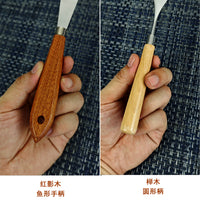 High Elastic Stainless Steel Palette Knife for Oil, Ink, Paint, and Solder Paste Mixing