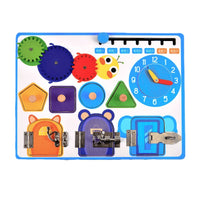 Montessori Busy Board for Toddlers, Educational Activity Toy for 1-3 Year Old Boys and Girls