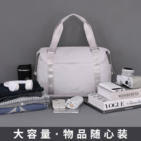 Foldable Expandable Travel Duffel Bag for Women, Large Capacity Carry-on Luggage for Business Trips, Gym, and Short Travel