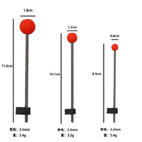 Liegau Winter Ice Fishing Rod with Hidden Reel Seat and Spring Tip, Portable Ice Fishing Rod Stand Set