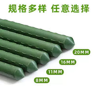 Plant Support Stakes for Climbing Vegetables and Flowers, Coated Steel Garden Trellis Poles