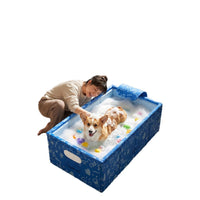 Foldable Pet Bath Tub for Dogs and Cats, Multi-purpose Collapsible Washing Basin