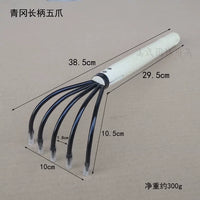5-Prong Hand Rake for Gardening, Bonsai, and Shellfish Harvesting