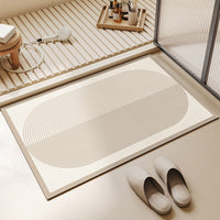 Diatomaceous Earth Absorbent Bathroom Mat Quick Dry Non-Slip Entrance Rug