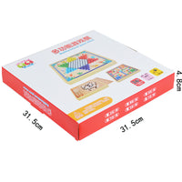 Kids 6-in-1 / 40-in-1 Multi-Game Board Set for Children, Educational Tabletop Toy Gift