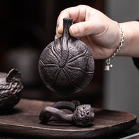 Creative Zisha Ceramic Tea Infuser and Filter Set for Kung Fu Tea Ceremony