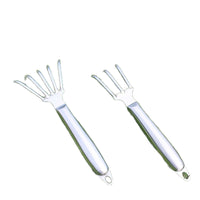 Stainless Steel Garden Rake Hand Tool for Weeding and Cultivating