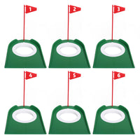 Golf Putting Trainer Practice Aid with Mini Hole Cup