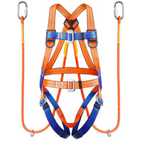 Full Body Safety Harness with Lanyard and Shock Absorber for Fall Protection