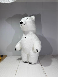 Giant Inflatable Polar Bear Mascot Costume for Events