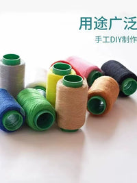 Hand Sewing Thread Set - Black, White, Red Cotton Polyester Blend for Home Use