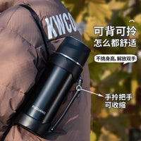 Fuguang Large Capacity 304 Stainless Steel Insulated Water Bottle for Outdoor Travel, 1.2L/1.5L