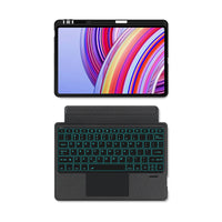 Keyboard Case for Redmi Pad Pro 12.1-inch Tablet, Detachable PU Leather Cover